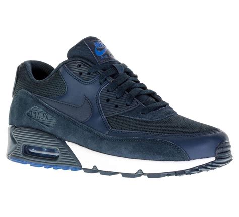 nike air max 90 essential sneakers heren blauw|Blauw Air Max 90 Schoenen (3) .